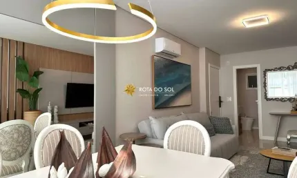 Costa Leste Residence Apartamento 2 suítes decorado à venda Praia Mariscal Bombinhas SC