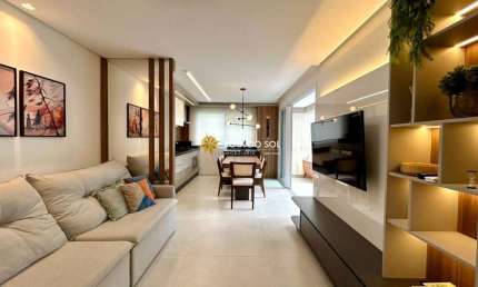 Puntarenas Residencial Apartamento 2 suites decorado Praia Mariscal Bombinhas SC