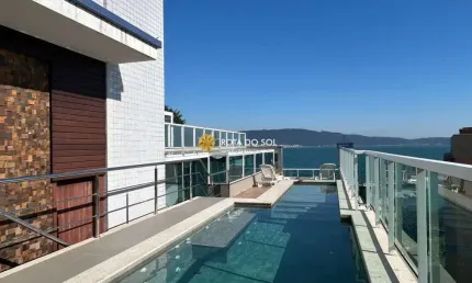 Olimpia residencial cobertura vista mar com piscina praia bombinhas sc