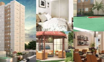Apartamento com 2 quartos à venda no Lopes de Oliveira, Sorocaba , 42 m2 por R$ 211.210