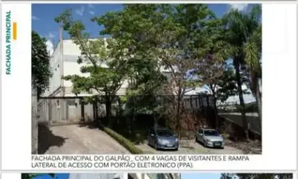 Galpão Comercial e Industrial Planejado, Equipado e Estruturado ? 1010m² de Área Total