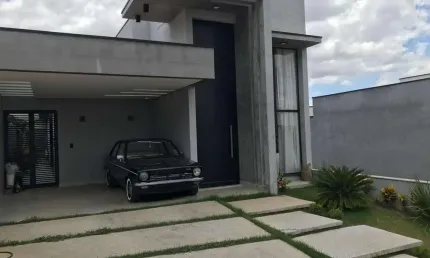 Casa sofisticada com área gourmet e acabamento de alto padrão no condomínio vilagio wanel