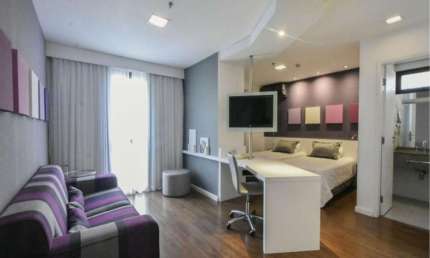 Flat para locação e venda Vila Mariana São Paulo SP - Flat no Saint Lawrence