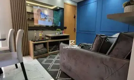 Apartamento com 2 dormitórios à venda, 45 m² por r$ 190.000 - morada do sol - americana/sp