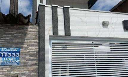 Casa com 2 dormitórios à venda por R$ 320.000 - Tude Bastos (Sítio do Campo) - Praia Grande/SP