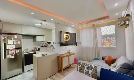 Apartamento com 2 quartos à venda na rua dos flox, 400, portais (polvilho), cajamar por r$ 260.000