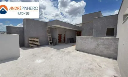 Cobertura com 2 quartos sendo 01 com suite à venda, 111 m² por R$ 669.000 - Santa Branca - Belo Horizonte/MG