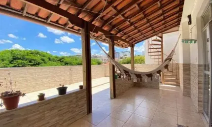 Cobertura com 4 quartos sendo 02 com suite à venda, 204 m² por r$ 750.000 - dona clara - belo horizonte/mg
