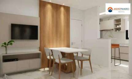Apartamento com 02 quartos sendo 01 com suite a venda, 39,85M² no valor de R$ 329.000,00 no bairro Santa Monica