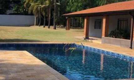 Chácara com piscina à venda - Recanto dos Dourados - Campinas/SP