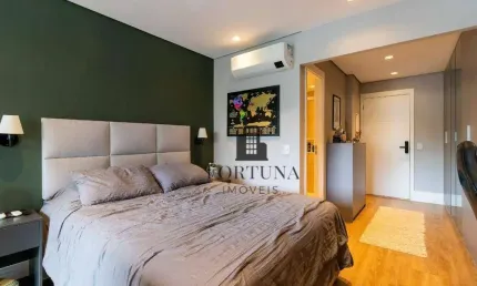 Apartamento studio com 1 dormitório à venda, 33 m² por r$ 499.000 - mirandópolis - são paulo/sp