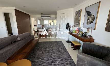 Apartamento com 3 quartos à venda na Praça Louveira, 51, Tatuapé, São Paulo, 122 m2 por R$ 1.420.000