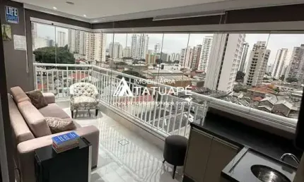Apartamento com 2 quartos à venda na Rua Melo Peixoto, 405, Tatuapé, São Paulo, 63 m2 por R$ 750.000
