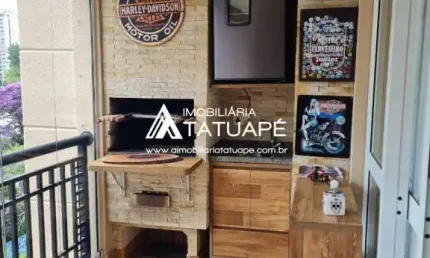 Apartamento com 3 quartos à venda na rua francisco zicardi, 44, tatuapé, são paulo, 129 m2 por r$ 1.060.000