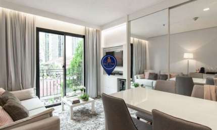 Apartamento com 1 quarto à venda na Rua Bandeira Paulista, 789, Itaim Bibi, São Paulo