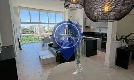 Apartamento mobiliado  1 dormitorio 1 suite 85m2 para locação, brooklin paulista, são paulo, sp