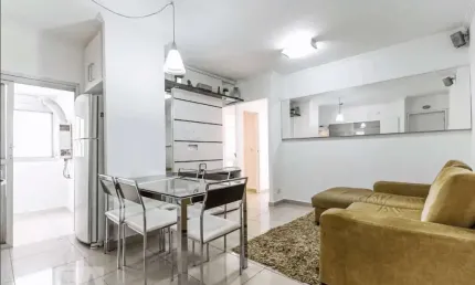 Vendo Apartamento Mobiliado 2 quartos, 47m², localizado em Campo Belo proximo do Metrô