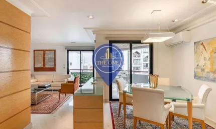 Apartamento alto padrão de 116m² à venda, localizado em alameda dos anapurus, moema