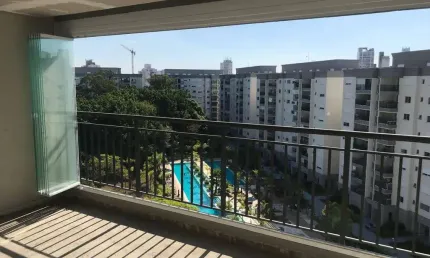 Apartamento de 108m² com terraço à venda com 3 Suítes e 2 Vagas de Garagem, Piscina, Churrasqueira,