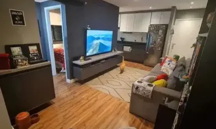 Apartamento de 60m² à venda, Cidade Monções, São Paulo, SP Mobiliado, Prédio Com Recuo, 1 Vaga Para