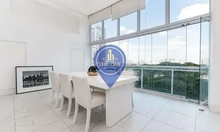 Apartamento mobiliado 1 dormitorio 85m2 para locação, brooklin paulista, são paulo, sp