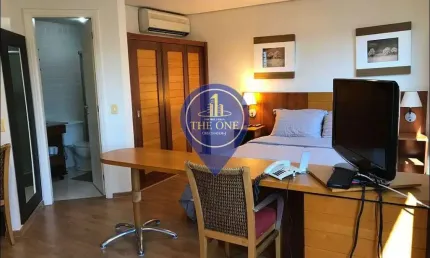 Apartamento com 30m², à venda, indianópolis, são paulo, sp