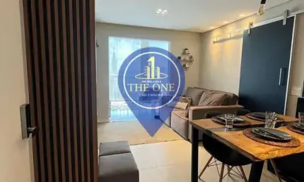 Studio mobiliado, com 49m²,  à venda, ipiranga, são paulo, sp