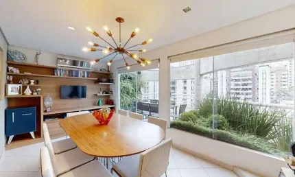 Cobertura Duplex à venda, Real Parque, São Paulo, SP com 3 Dormitórios sendo 2 Suítes, Sala de esta