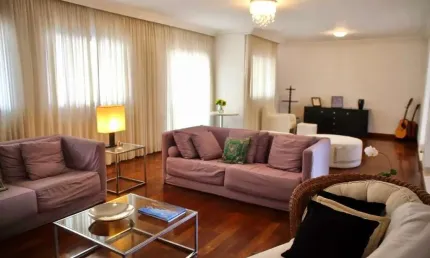 Apartamento de 186m² à venda, Tatuapé, São Paulo, SP Mobiliado, com 3 Suítes, 5 Banheiros, Sala par