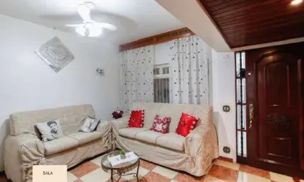 Sobrado de 189m² à venda, parque jabaquara, são paulo, sp com 3 dormitórios sendo 2 suítes, 2 vagas