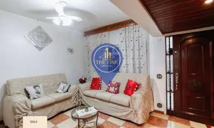 Sobrado de 189m² à venda, parque jabaquara, são paulo, sp com 3 dormitórios sendo 2 suítes, 2 vagas