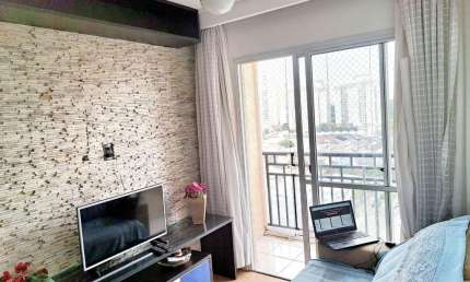 Apartamento de 50m² à venda, Mooca, São Paulo, SP. Com 2 Dormitório, Banheiro com box, Sala, Varand