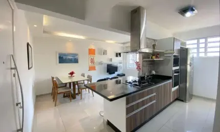 Apartamento de 79m² para locação, Brooklin Paulista, Com 2 Dormitórios sendo 1 Suíte, ambiente para