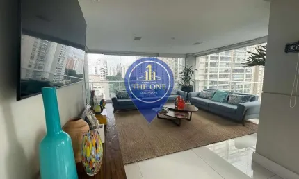 Apartamento disponível para venda e locação 4 suítes, 5 vagas, varanda gourmet e mobiliado, campo b