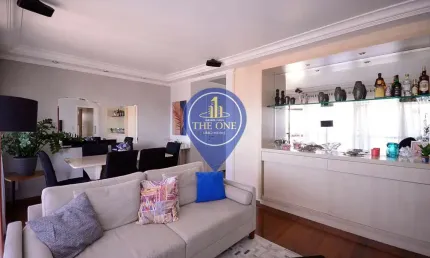 Apartamento de 125m² à venda, com 4 dormitórios, 3 suítes, 3 vagas. localizado na vila santo estéfa