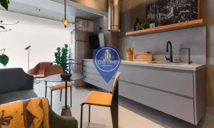 Apartamento novo e mobiliado de 44m² à venda, pinheiros, são paulo, sp. com 1 dormitório, sala, var