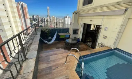 Cobertura / Penthouse à venda, com 3 dormitórios, 3 suítes, 3 vagas e 158M², localizado no Tatuapé,