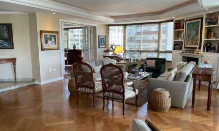 Apartamento de 370m² com terraço para locação e venda, Real Parque, São Paulo, SP. com 4 Suítes com