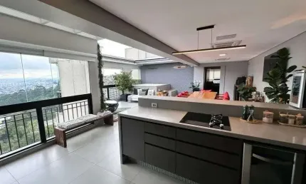 Apartamento MOBILIADO, com 164m², 2 suítes, 3 vagas, à venda, Vila Andrade, São Paulo, SP