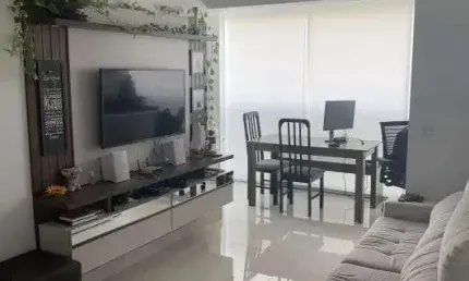 Apartamento MOBILIADO com 56m², 1 suíte, 1 vaga, à venda, Vila Gertrudes, São Paulo, SP