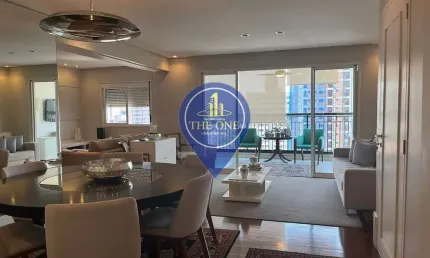 Apartamento à venda, 1 dormitório, 1 suíte, 110m2, closet, sala ampliada, varanda, 2 vagas, brookli