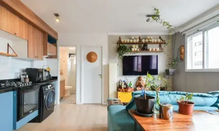Apartamento novo de 36m² à venda, chácara inglesa, são paulo, sp. com 1 dormitório, sala ampla, aca