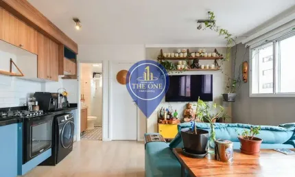 Apartamento novo de 36m² à venda, chácara inglesa, são paulo, sp. com 1 dormitório, sala ampla, aca