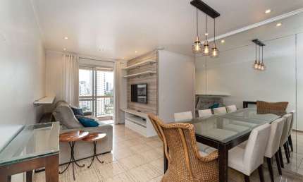 Apartamento à venda, 3 dts, 76m2, 1 Suíte, 2 vagas, Apto Mobiliado e será vendido com Porteira Fech