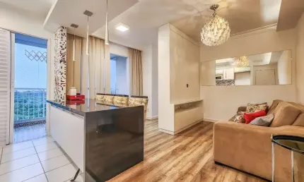 Apartamento de 63m² à venda, Sacomã, São Paulo, SP. com 3 Dormitórios sendo 1 Suíte, Sala integrada