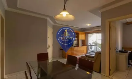 Apartamento para locação, mobiliado, com 2 dormitórios, 1 suite, 2 vagas e 96m², localizado santa c