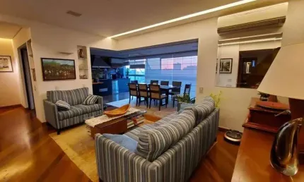 Apartamento à venda, mobiliado, com 2 dormitorios, 2 suites, 4 vagas e 207M², localizado no Jardim