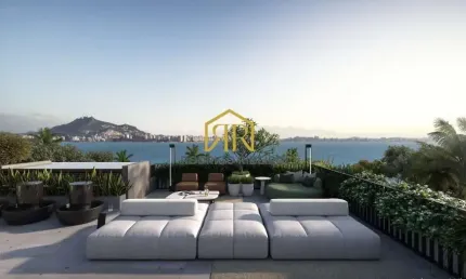 Apartamento com 4 quartos à venda na rodovia haroldo soares glavan, --, cacupé, florianópolis por r$ 4.142.000