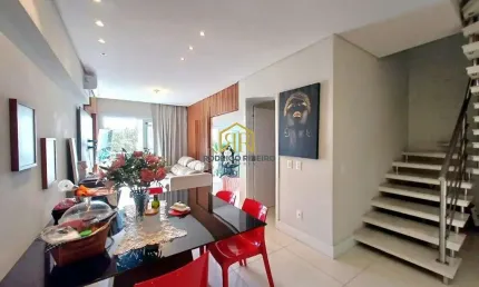 Apartamento com 3 quartos à venda na Rua das Piraúnas, --, Jurerê Internacional, Florianópolis por R$ 2.289.000