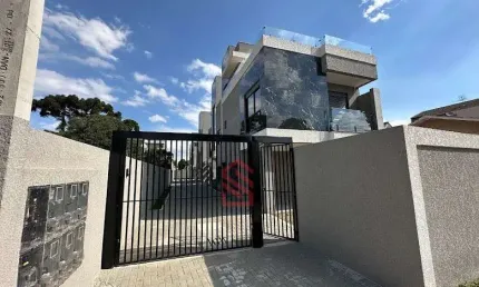 Sobrado à venda em curitiba-pr, no campo comprido: 3 quartos, 1 suíte, 2 salas, 3 banheiros, 2 garagens, 160 m². venha conferir!